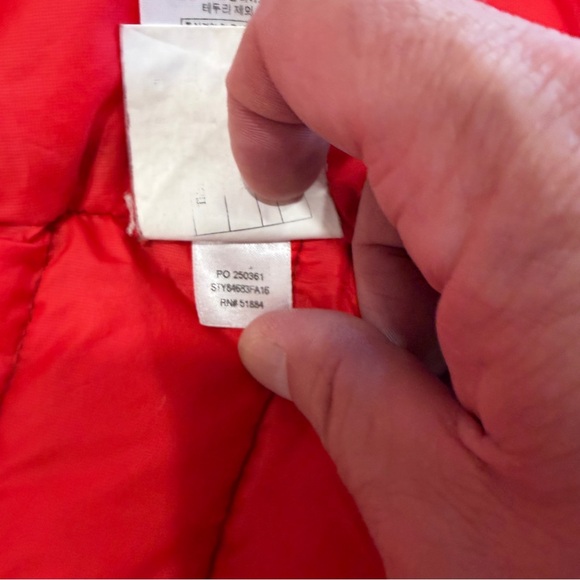Patagonia Women’s Down Sweater Jacket Potters Red Small - Picture 7 of 12